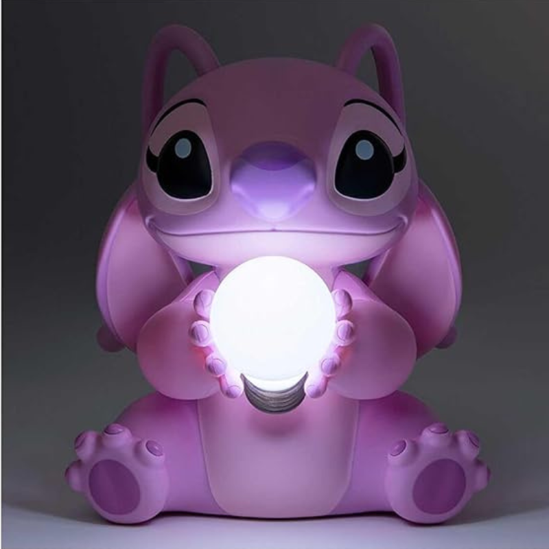 Luminária de Mesa Disney Stitch e Angel