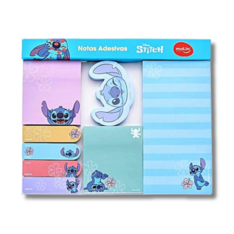 Kit Material Escolar Stitch Completo