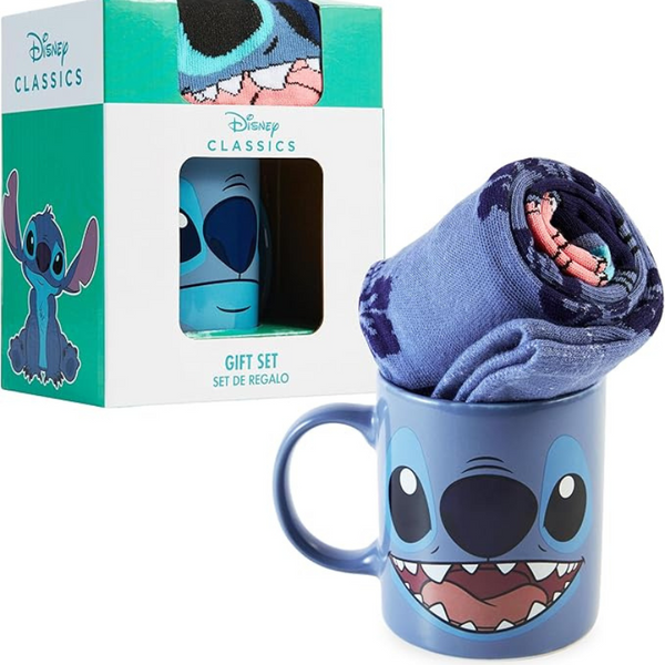 Kit Caneca e Meia Disney Stitch